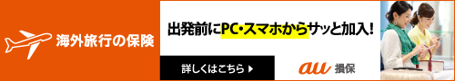 海外旅行の保険